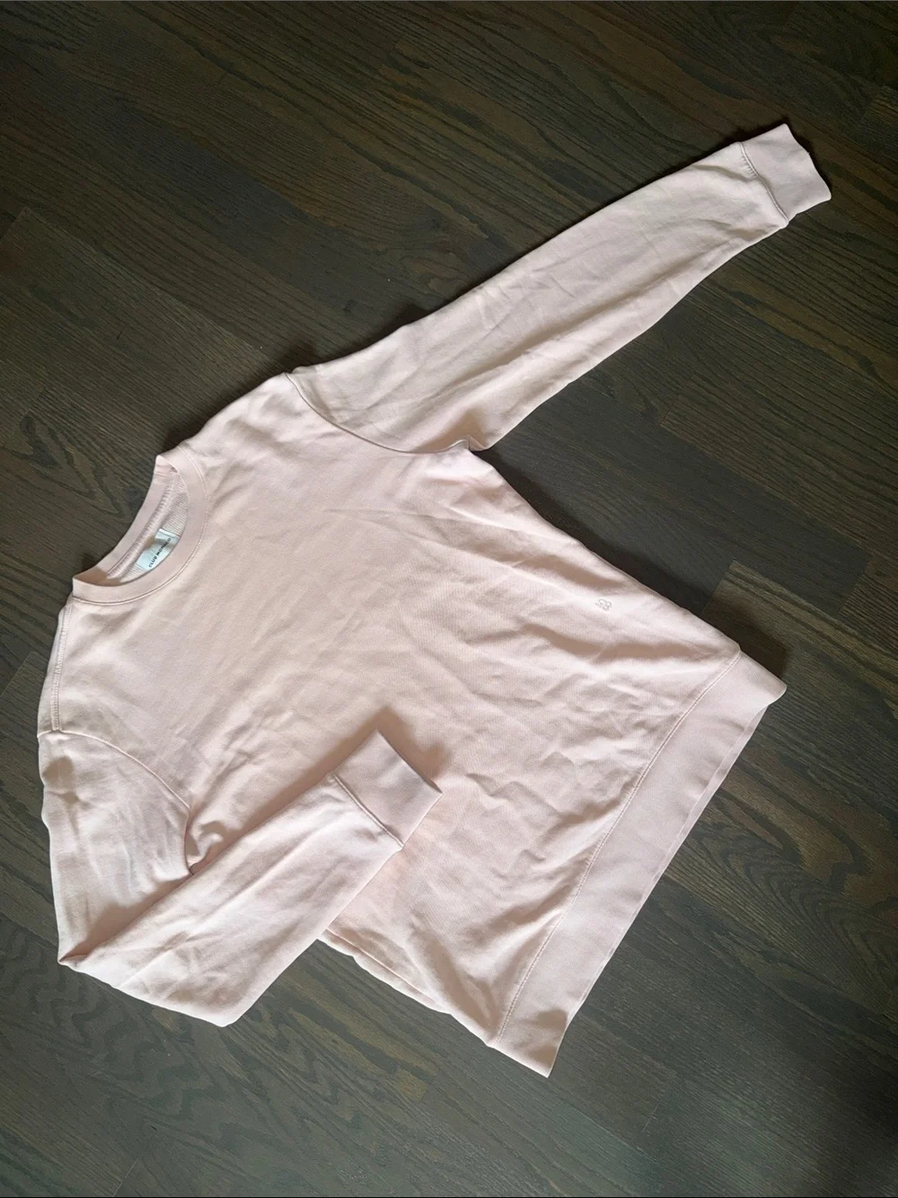 Club Monaco Blush Pink Crewneck Sweatshirt Pullover Size Small